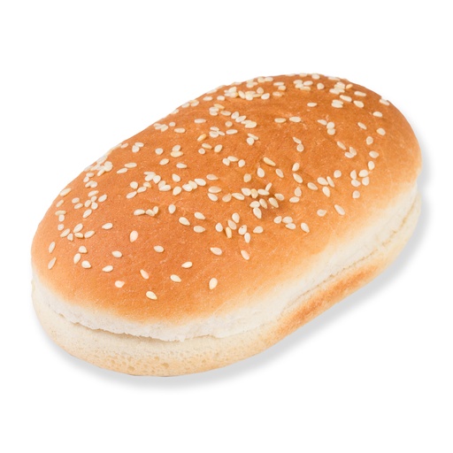 [8545] 5385 Hamburger Bun Sesam Ovaal Pastridor 48 x 67 gr