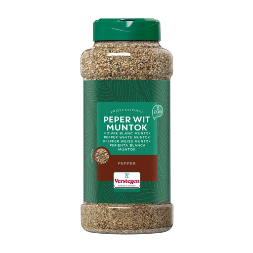 [7908] Peper Gestampt Wit Muntok Verstegen 625 gr