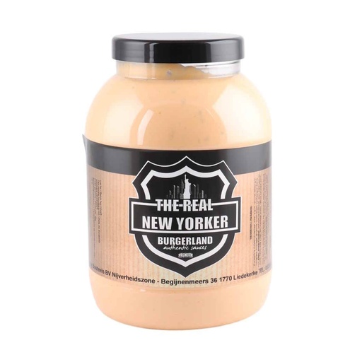 [7007] Real New Yorker Saus Burgerland Pet 3 L