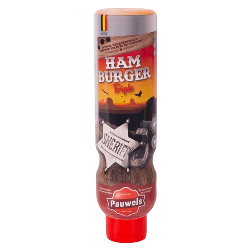 [6171] Hamburger Triple Saus Pauwels Tube 1 L