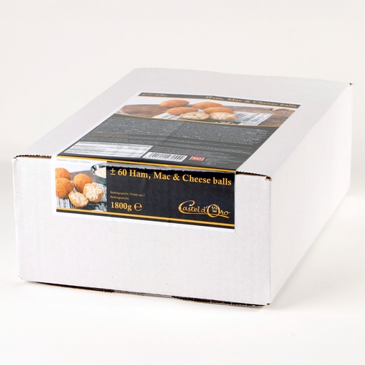 [1209] Ham Mac and Cheese Balls Castel D Oro 60 x 30 gr