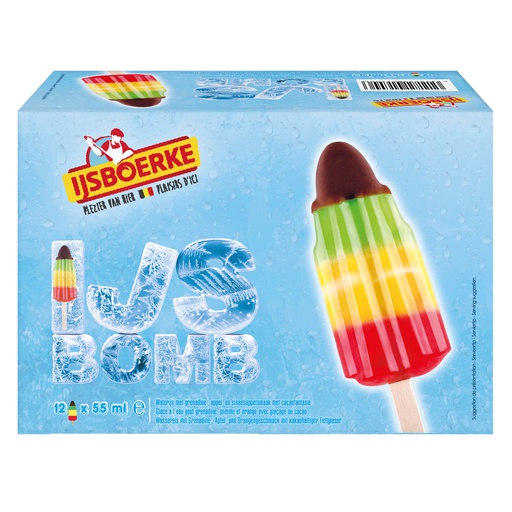 [9075] Icebom (raket) 12 x 55ml - Ijsboerke