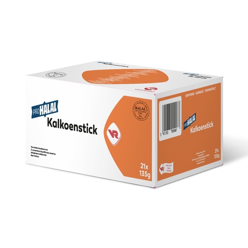 [0136] Kalkoen stick 21 x 135gr Prohalal - Vrs