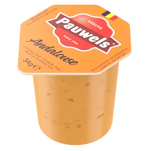 [16106] Andalouse Saus Porties Cups Pauwels 120 x 34 gr 