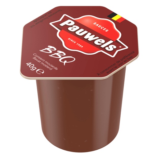 [16102] Barbecue Saus Porties Cups Pauwels 120 x 42 gr