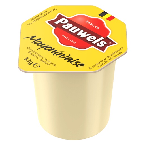 [16103] Mayonaise Pauwels Portions Cups - 120 x 42 gr