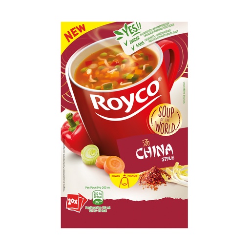 [6421] Royco Minute Soup World Chinese style 20 pcs