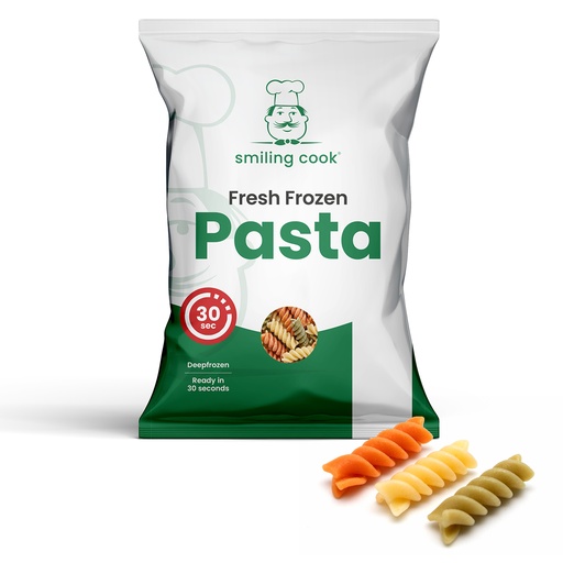 [7596] Pasta Fusilli Tricolore Smiling Cook 4 x 2 kg