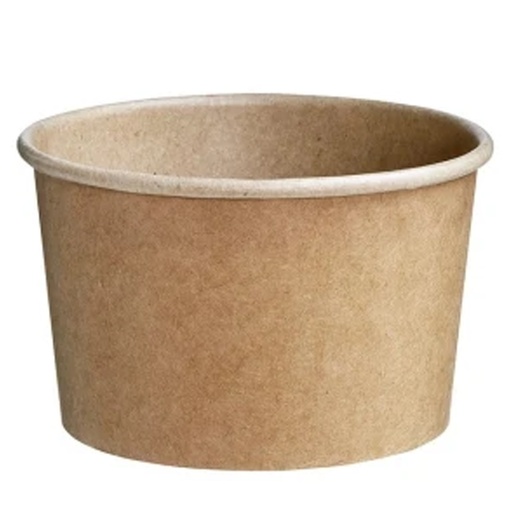 [14033] Ijsbeker Karton 120 ml Kraft 50 st