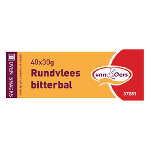 [0069] Bitterbal Beef Oven Van Oers 40 x 30 Gr