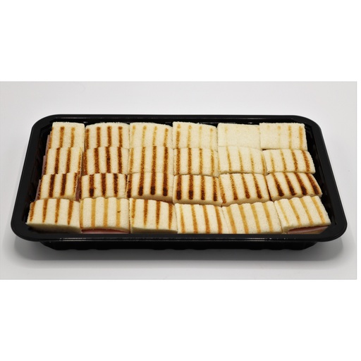 [19125] MINI CROQUE JAMBON ET FROMAGE 24PCS SADIE TOAST