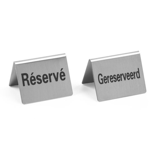 [PR/05754] 663691 Tafelstandaard "Gereserveerd" Hendi