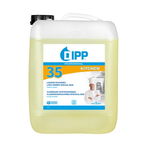 [PR/05779] Vloeibaar Vaatwasmiddel Glaswerk Dipp (35) Can 10 L