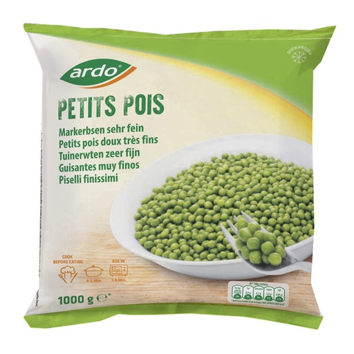 [W6022] Petits Pois Tres Fin Ardo 1 kg