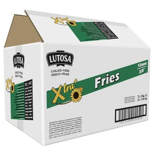 [3406] Frieten 10 mm Voorgebakken Lutosa 2 x 5 kg - Vers