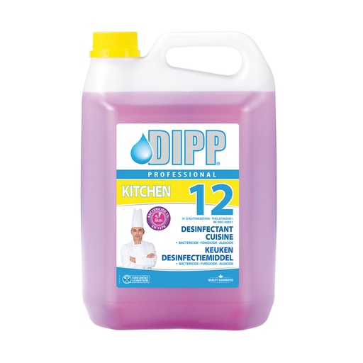 [4852] Desinfectiemiddel Keuken Dipp (12) Can 5 L