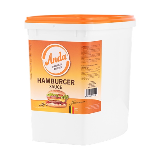 [6972] Hamburger Saus Anda Box 5 L