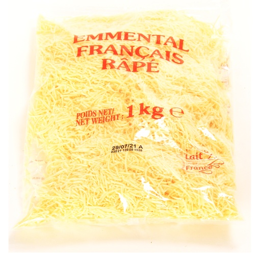[4764] Grated Emmental Cheese 100% 1 kg