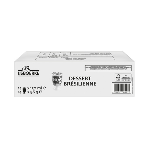 [9078] Dessert Bresilienne Ijsboerke 14 x 150 ml