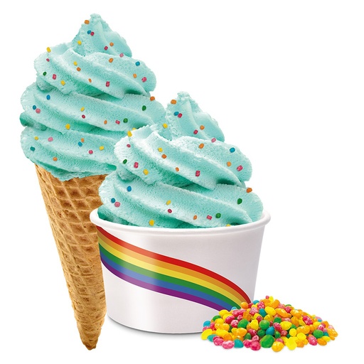 [9220] Rainbow Candy Ice Cream One Shot 18 x 160 ml