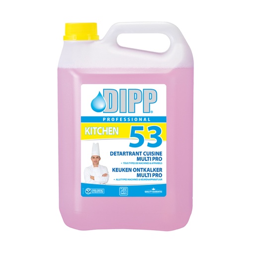 [4834] Ontkalker Keukenoppervlakken  Dipp (53) Can 5  l