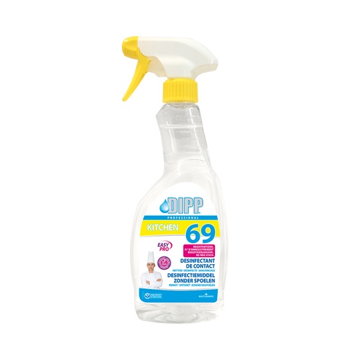 [19122] Desinfect. Vloeistof Keuken Dipp (69) Spray 750 ml