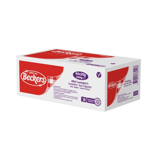 [0038] Mini Loempia Legumes Beckers 50 + 10 x 20 gr