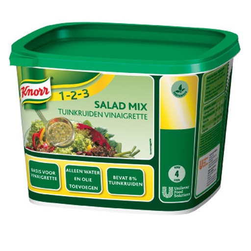 [5734] Tuinkruiden Vinaigrette Salade Mix 1-2-3 Knorr 500 gr