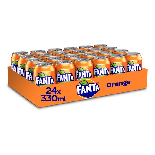 [18884] Fanta Orange (slim) Can 24 x 330 ml - Promo
