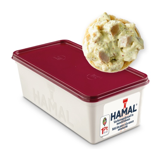 [PR/09660] Rôti de porc à la sauce Moutarde Hamal 1 kg