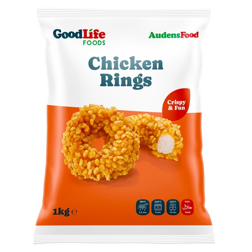 [PR/09802] Chicken Rings Sweet & Smoky & Crispy Goodlife 1 kg