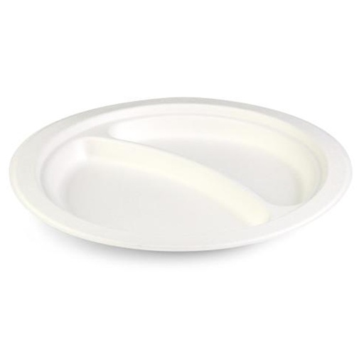 [PR/09905] Senza suikerriet bord rond - 2 vaks - Sier - 40 st