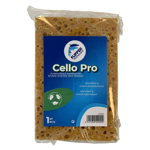 [PR/10056] Flipper Cello pro karweispons plantaardig 10 x 14 x 6 cm