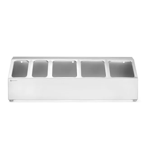 [PR/10184] 820049 Gastronormbak Houder 3 x GN 1/6 + 2 GN 1/9 Hendi