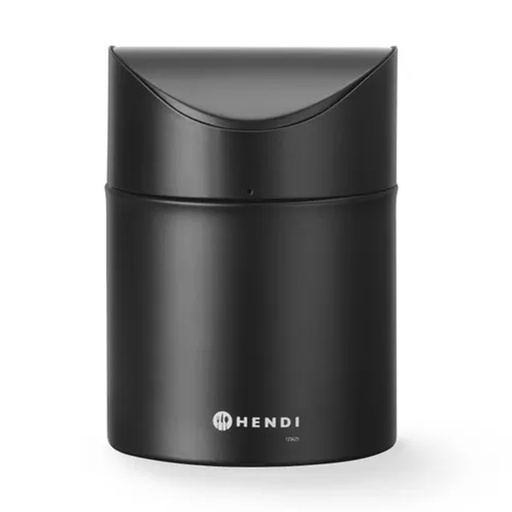 [PR/10202] 440773 Tabletop litter bin witch swing cover black Hendi