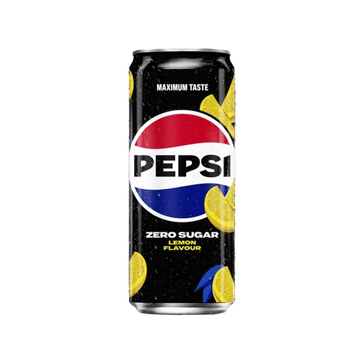[PR/10247] Pepsi Zero Lemon Sleek Can 24 x 33 CL
