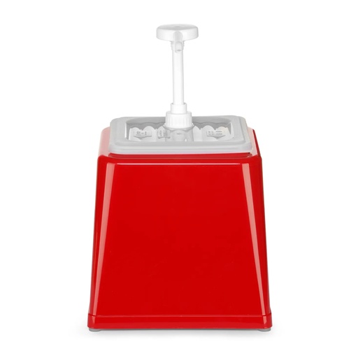 [PR/10315] 203521 Sauce Dipsenser with pump - Red - Hendi