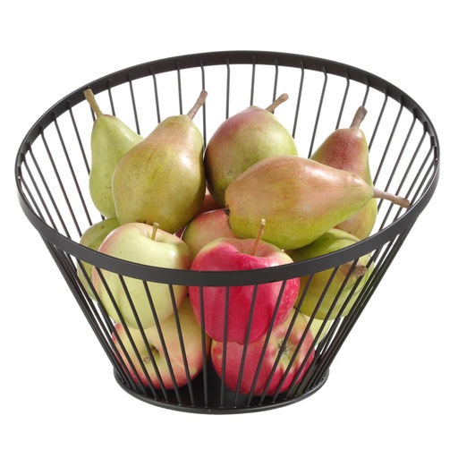 [PR/10435] 427071 Fruitkorf Schuin Zwart -  Hendi - 300 x 205 mm