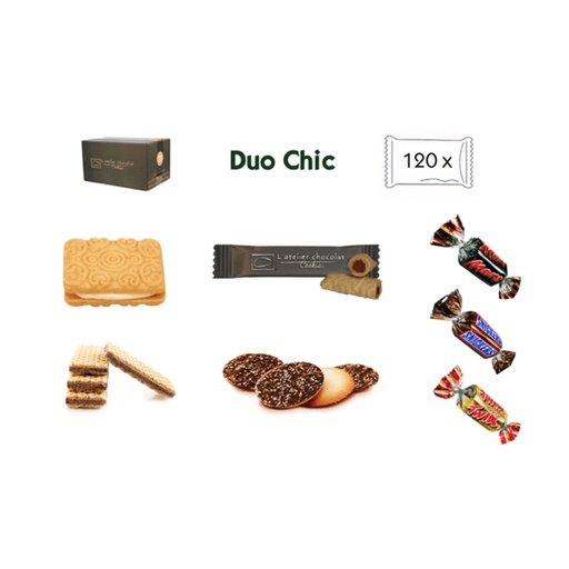 [PR/10449] Duo Chic Mélange Atelier Chocolat 120 pcs