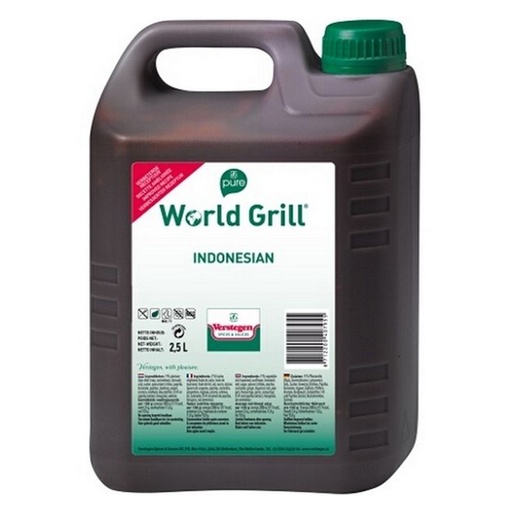 [PR/10452] World Grill Indonesian Pure Verstegen 2,5 L