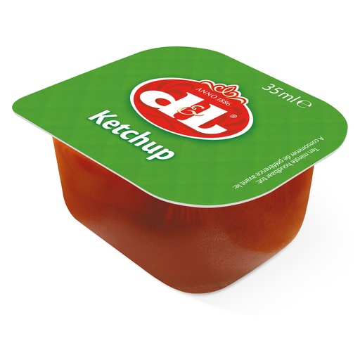 [5619] Tomaten Ketchup Devos Lemmens Porties 144 x 35 ml