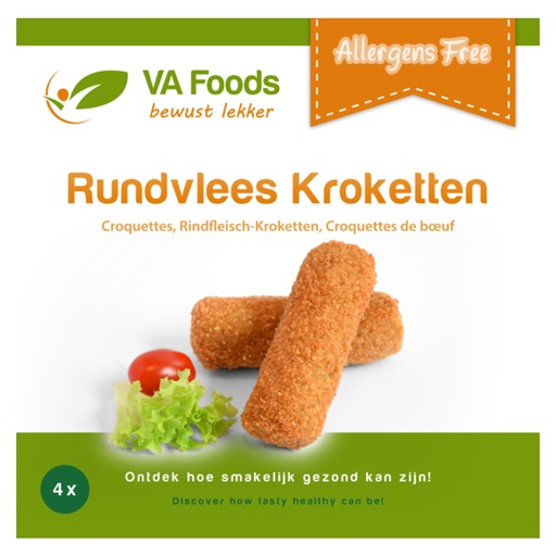 [8800] RTL Rundvlees Kroketten VA Foods 4 x 80 gr