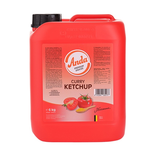 [6985] Curry Ketchup Anda Can 6 kg