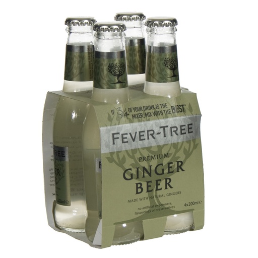 [PR/14043] Fever Tree Tonic Water Ginger Beer 6 x 4 x 20 cl