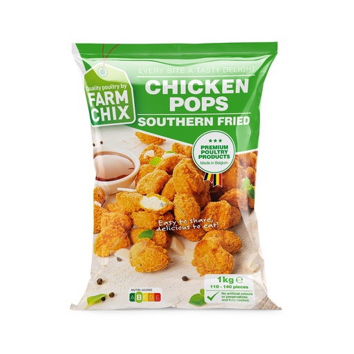 [6010] Chicken Pops Southern Fried Henny's 2 x 1 kg