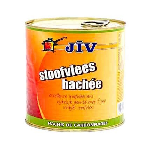 [3009] Stoofvlees Haché Jiv Blik 2,7 kg