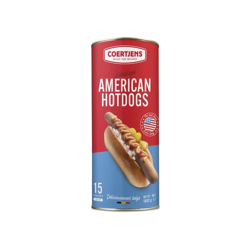 [3115] Hot Dog Americain Coertjens 15 st