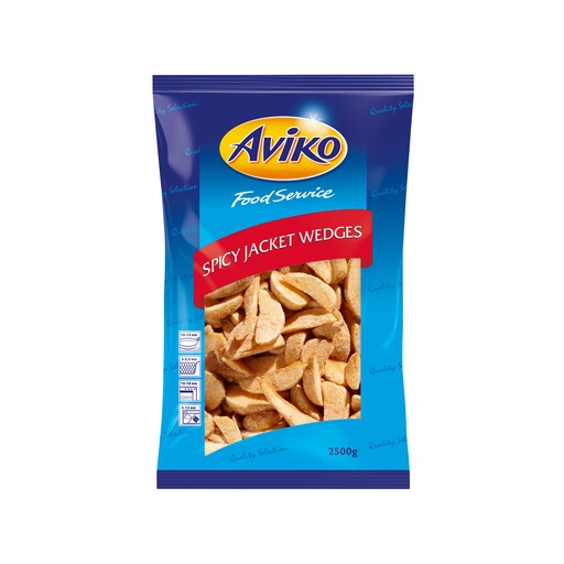[3429] Aardappel Partjes Spicy Jacket Wedges Aviko 2,5 kg