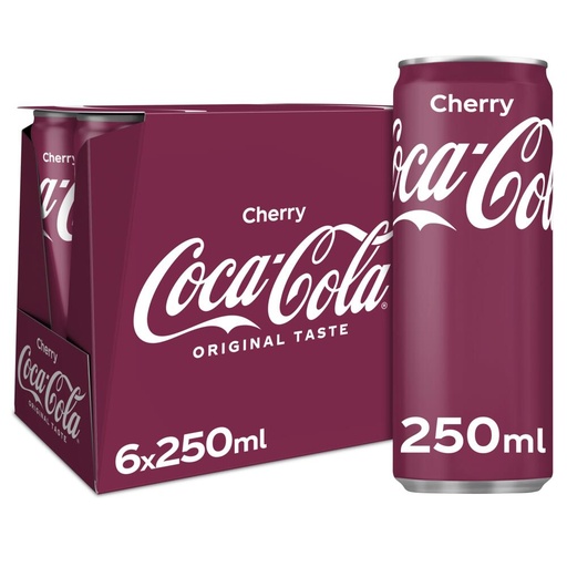 [5093] Coca Cola Cherry Blik 4 x 6 x 33 cl