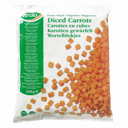 [1627] Wortel Blokjes 10x10 Ardo 2,5 kg